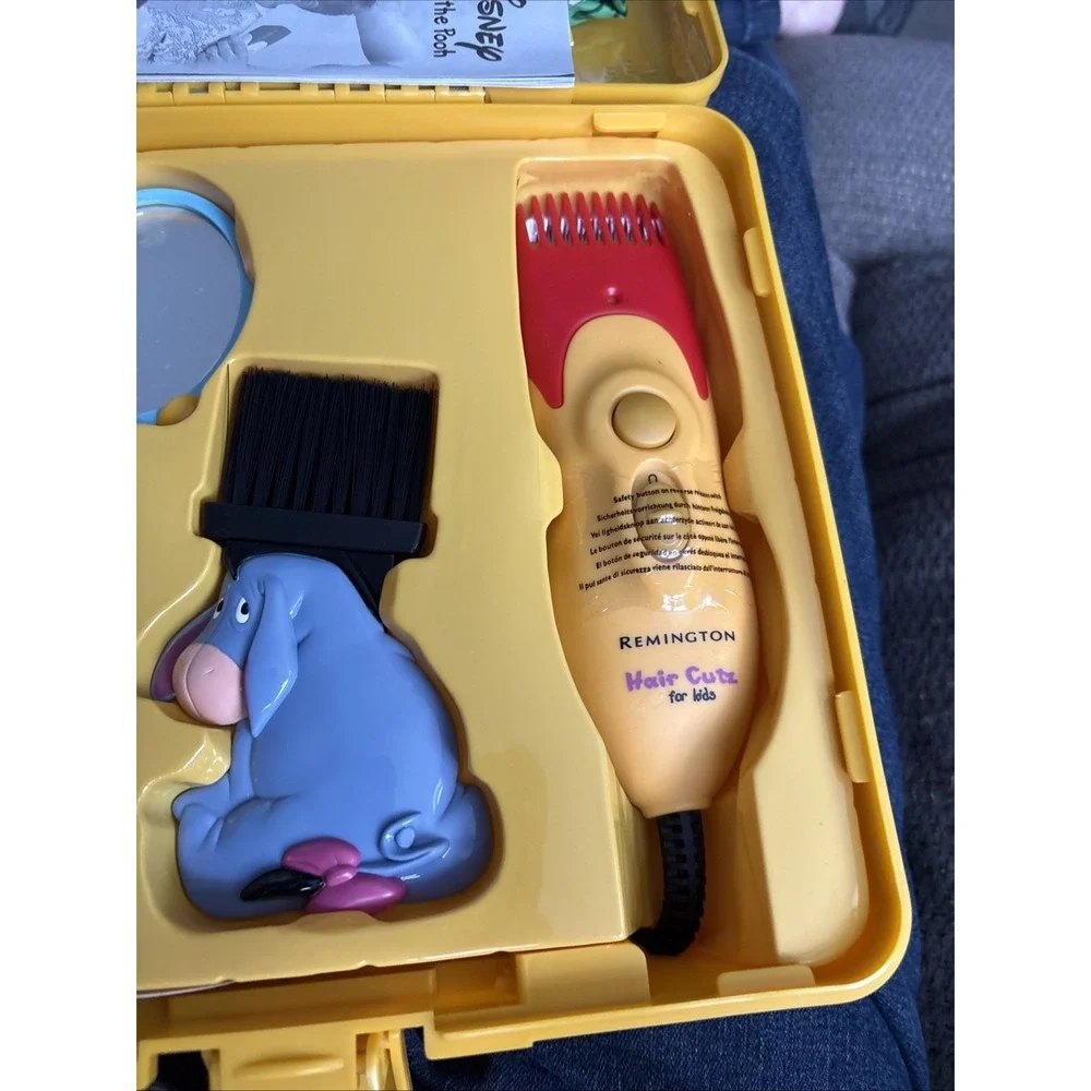 VTG Disney Winnie The Pooh Remington Kids Hair Clippers Haircut Kit‎ Accessories